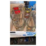 Two boxes of bar glasses