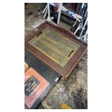 Wooden serving trays