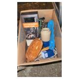 Two boxes, canning, and storage jars, other