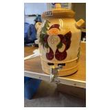 Christmas water jug with lid