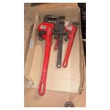 3 misc pipe wrenches