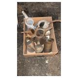 Box of oil cans