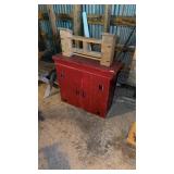 2 wall hanging kitchen cabinet and towel holder
