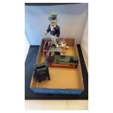 3 cast iron coin banks
