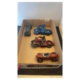 4 cast iron toys