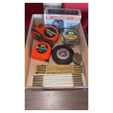 Tape measures, ruler, range finder