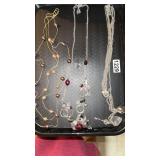3 costume jewelry necklaces