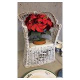 Wicker, potty chair planter
