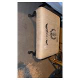 Footstool with Queen Ann style feet