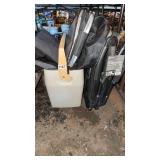 Stadium seats, coolers, bags, picnic basket bag