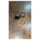925 silver - 3 rings, bracelet