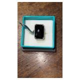 Effy .925 silver ring, onyx stone