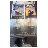 6 metal titanic signs