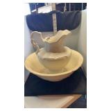 Wash bowl & pitcher