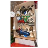 Torches, pipe cutters, gauges, etc.