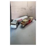 Two model trucks