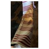 Chaps Red and white quilt king sz