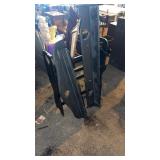 Three shelves and blanket rack