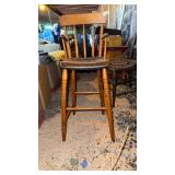 Wooden high chair