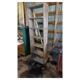 Seven shelf handcrafted bookcase 24x10x74