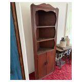 PINE CORNER CABINET 2 DOOR 27x72