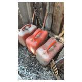 3 GAS CANS