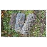 3 PARTIAL ROLLS OF MISC FENCING