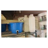CALVING BUCKETS AND BOTTLES