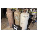 3 100LB PROPANE TANKS