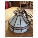 STAINED GLASS HANGING LAMP