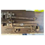 4 PIPE WRENCHES