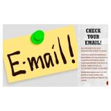 CHECK YOUR EMAIL