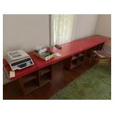 LARGE CHILDRENS HOMEWORK DESK 11FT6inW 22inD 27inT