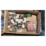 2 BOXES MISC PLUMBING TOOLS
