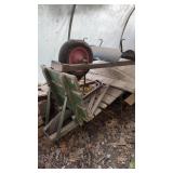 WHEEL BARROW AND FRAME