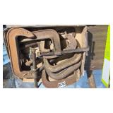 LOT OF C CLAMPS
