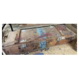 US ARMY 75MM CARTRIDGES JUL 1954 WOODEN BOX  **