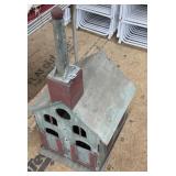 EARLY WOODEN BIRDHOUSE 36"X16"X18"