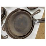 12", 10", 9" CAST IRON SKILLETS