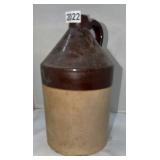 BROWN WHITE JUG 12"
