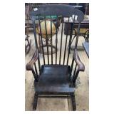 EARLY HITCHCOCK STYLE BOSTON ROCKER - STENCILED