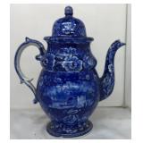 STAFFORDSHIRE COFFEE POT BEEHIVE FINIAL