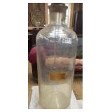 EARLY GLASS BOTTLE 20"