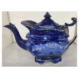 STAFFORDSHIRE TEAPOT - REPAIRED
