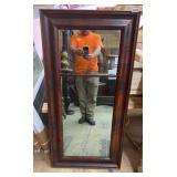 DOUBLE OG MAHOGANY MIRROR 22.5" X 44"