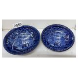 STAFFORDSHIRE BY ADAMS BIRDCAGE PATTERN-2 SAUCERS