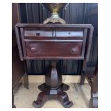 EMPIRE DROPLEAF STAND W/3 DRAWERS