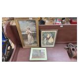EARLY PRINTS/FRAMES, MIRROR