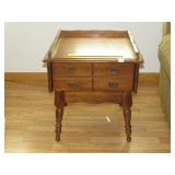 Vintage Side Table - has damage to finish and