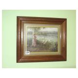 Framed Art Print - Measures Approx. 15 1/2 Inches